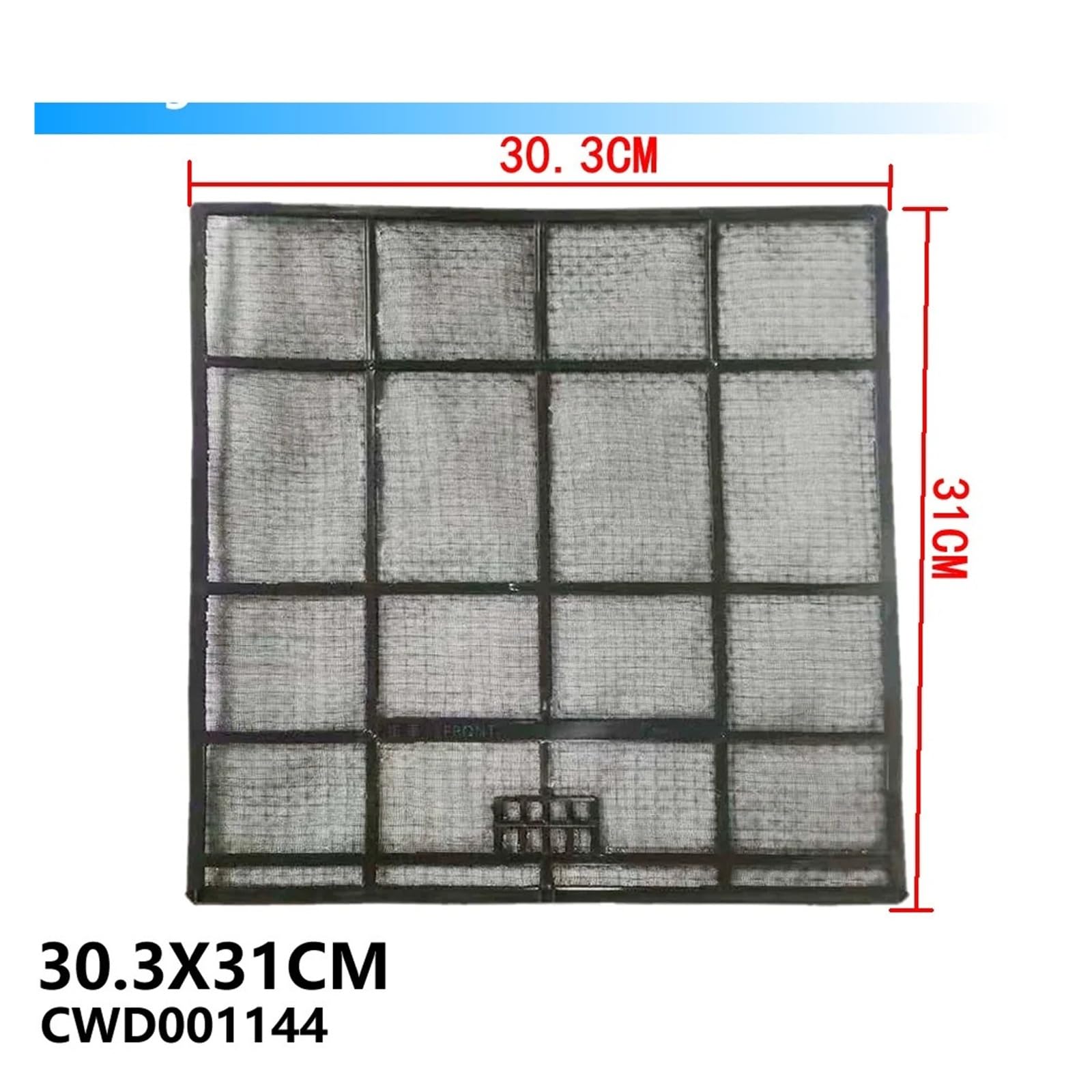 CWD001144/D001168 Filtro Del Condizionatore D'aria, Compatibile Con Panasonic, Compatibile Con Rasonic, Parti Dell'aria Condizionata 30,3X31 Cm | 1pcs