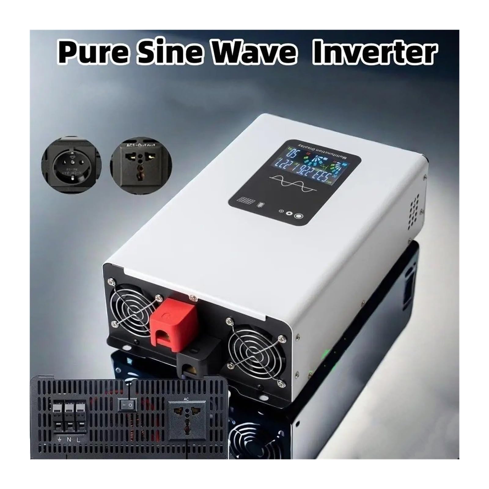 Inversor Onda Sinusoidal Pura 12000 W 6000 W 12 KW 6 KW 12 V 24 V 48 V 60 V A CA 220 V 120 V Convertidor Voltaje 50 Hz 60 Hz Convertidor(48V,220V 60HZ,Europe)