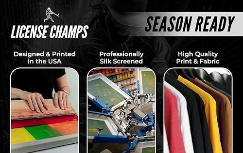 Miniatura 9 de Camiseta de algodón  Producto oficial de la NCAA College  Algodón para hombre y mujer  Camiseta con diseño de barra del equipo