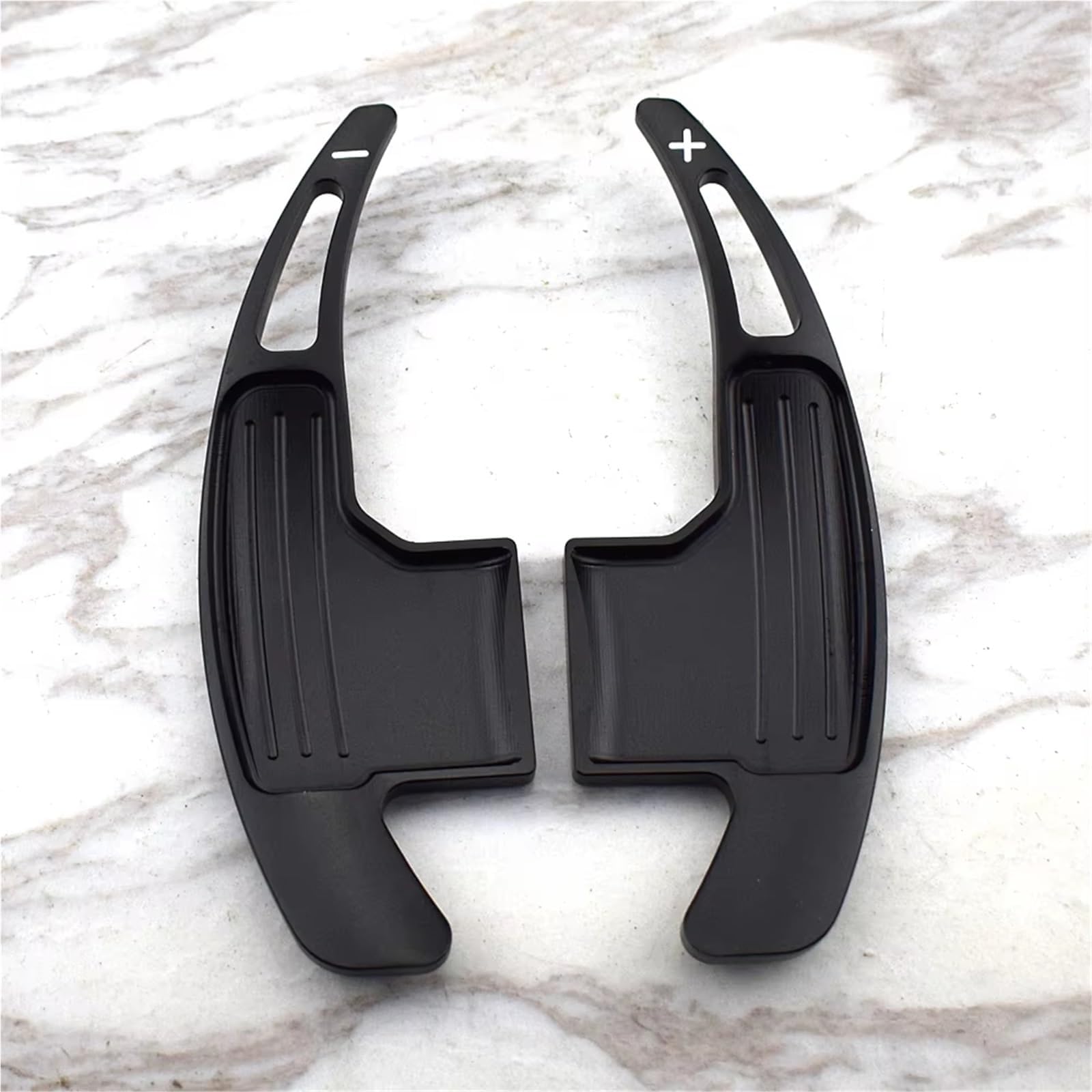 Car Paddle Shifter Extensions Compatible with Mustang 2015 2016 2017 2018 2019 Car Shift Paddles Steering Wheel Gear Shifters Paddle Extension(Black)