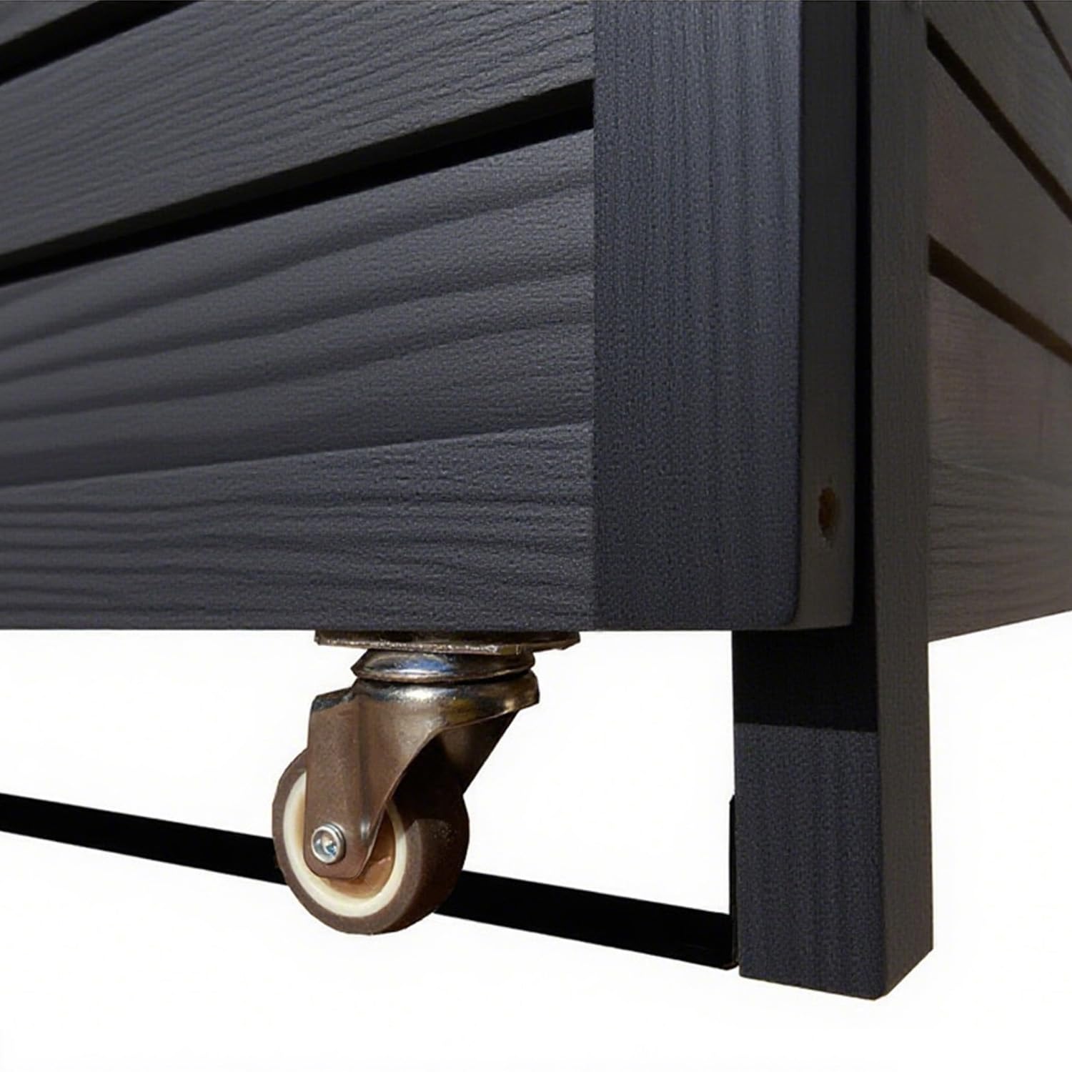 Rollatorgarage Rollatorbox Rollator Garage Multibox abschließbar Holz Aufbewahrungsbox (imprägniert in anthrazit) Geräteschuppen Schrank für Garten