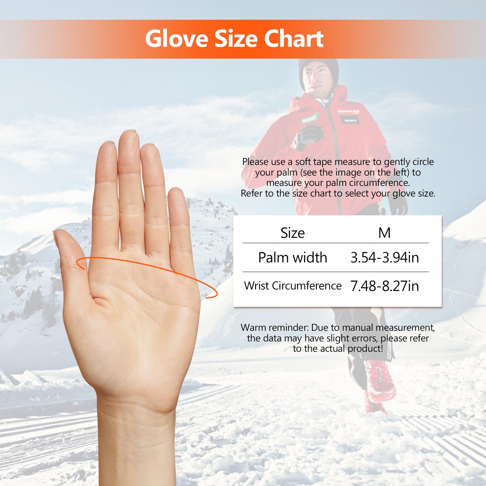 Guantes Moto Termicos Pantalla Táctil por Ciclismo, Guantes Invierno Impermeables por Hombre y Mujer, por Ciclismo, Running, Camping, Senderismo, Escalada, Combate, Esquiar