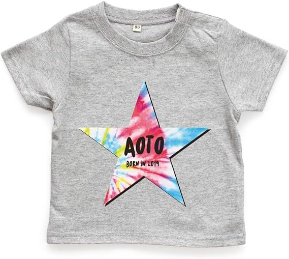 Amazon Co Jp 名入れ キッズ ベビー Tシャツ スター03 タイダイ柄 星 80cm 90cm 100cm 110cm 1cm 130cm 名前入り 出産祝い ギフト 誕生日 かわいい 服 ファッション小物 Amazon Co Jp 名入れ キッズ ベビー Tシャツ スター03 タイダイ柄 星 80cm 90cm 100cm 110cm 1cm 130cm 名前入り 出産祝い ギフト 誕生日 かわいい 服 ファッション小物