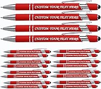 Vista 122 de 10 bolígrafos personalizados a granel, bolígrafo personalizado, bolígrafo grabado con nombre, logotipo, lápiz capacitivo para pantallas táctiles, a