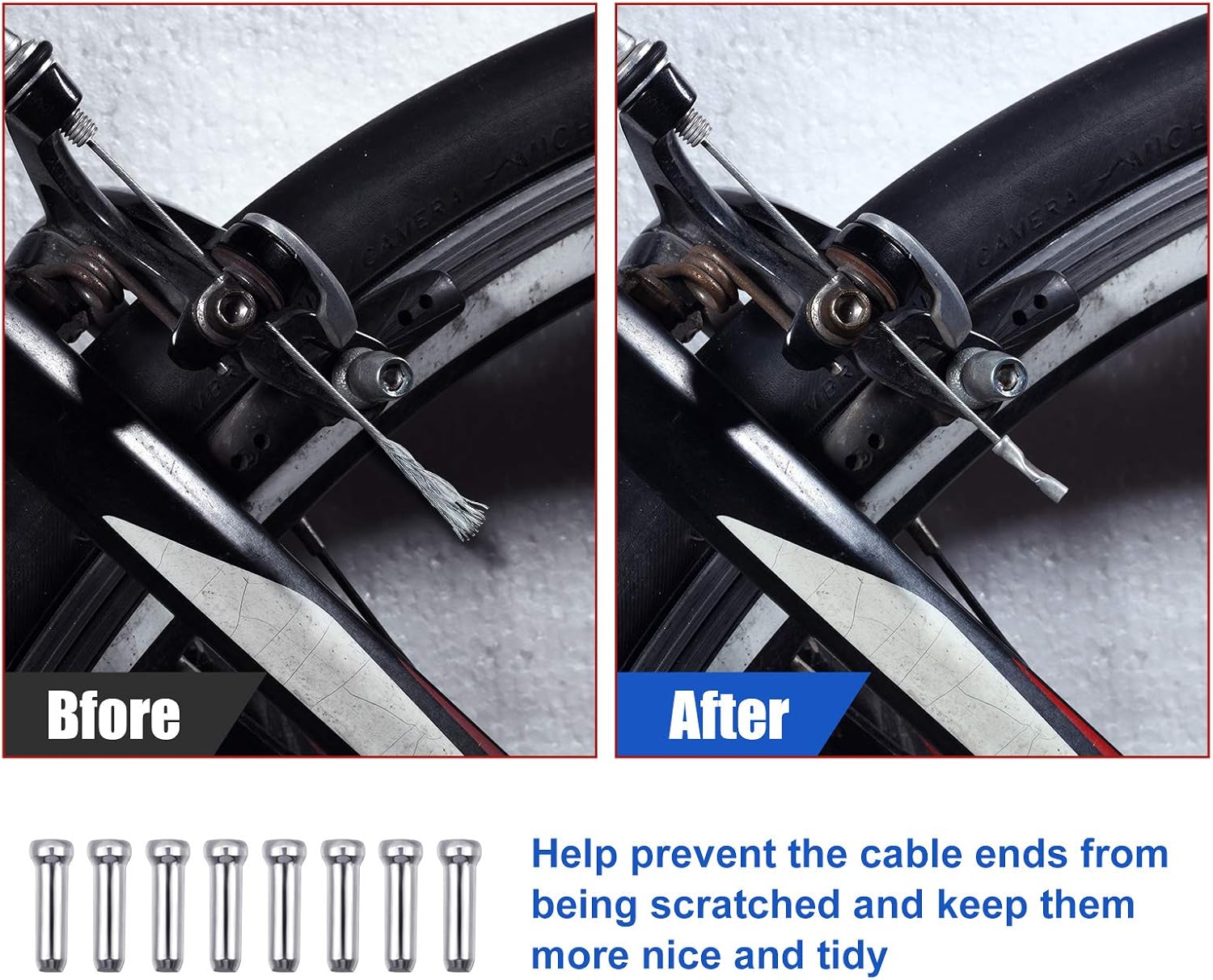 Universal Bicycle Transmission Line Bicycle Shift Derailleur Cable and Brake Cable Kit for Bicycle Mountain Road Bike Repair