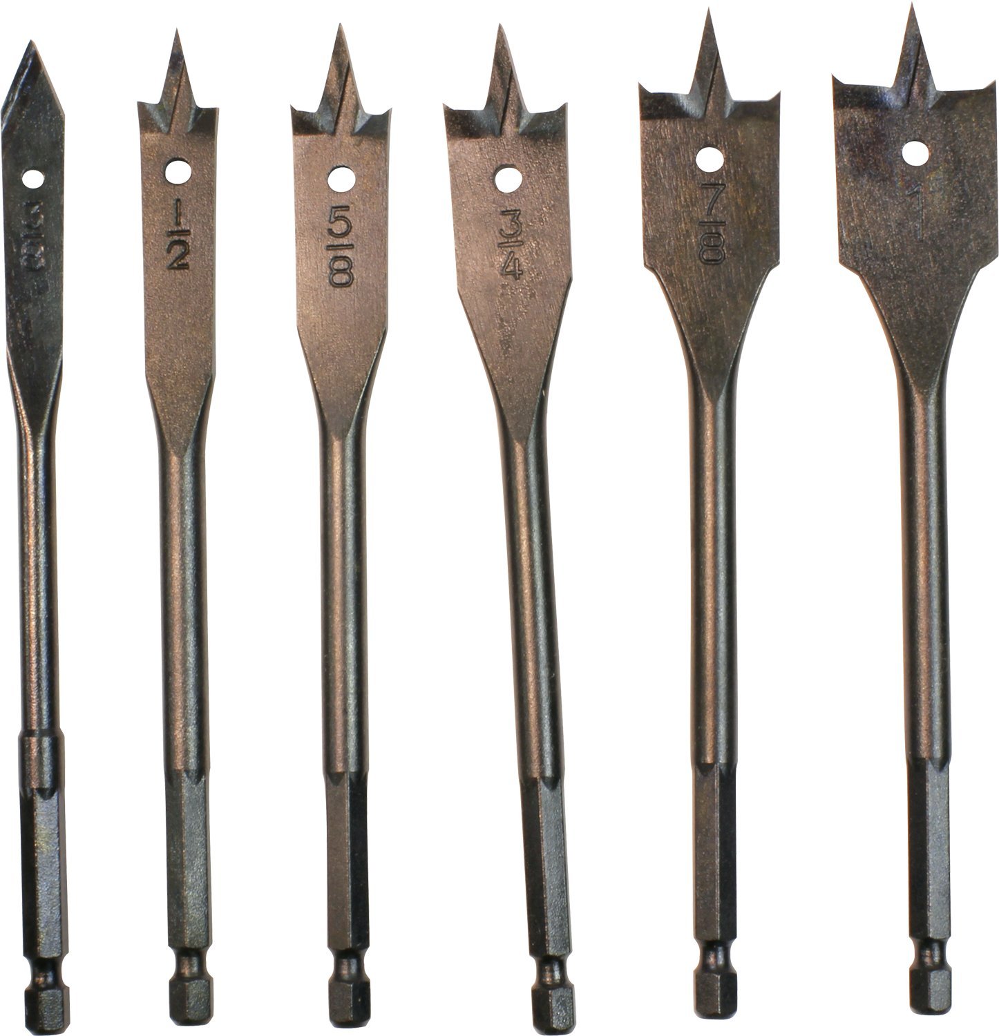 Makita 714171-A 6-Inch Spade Bit Set 