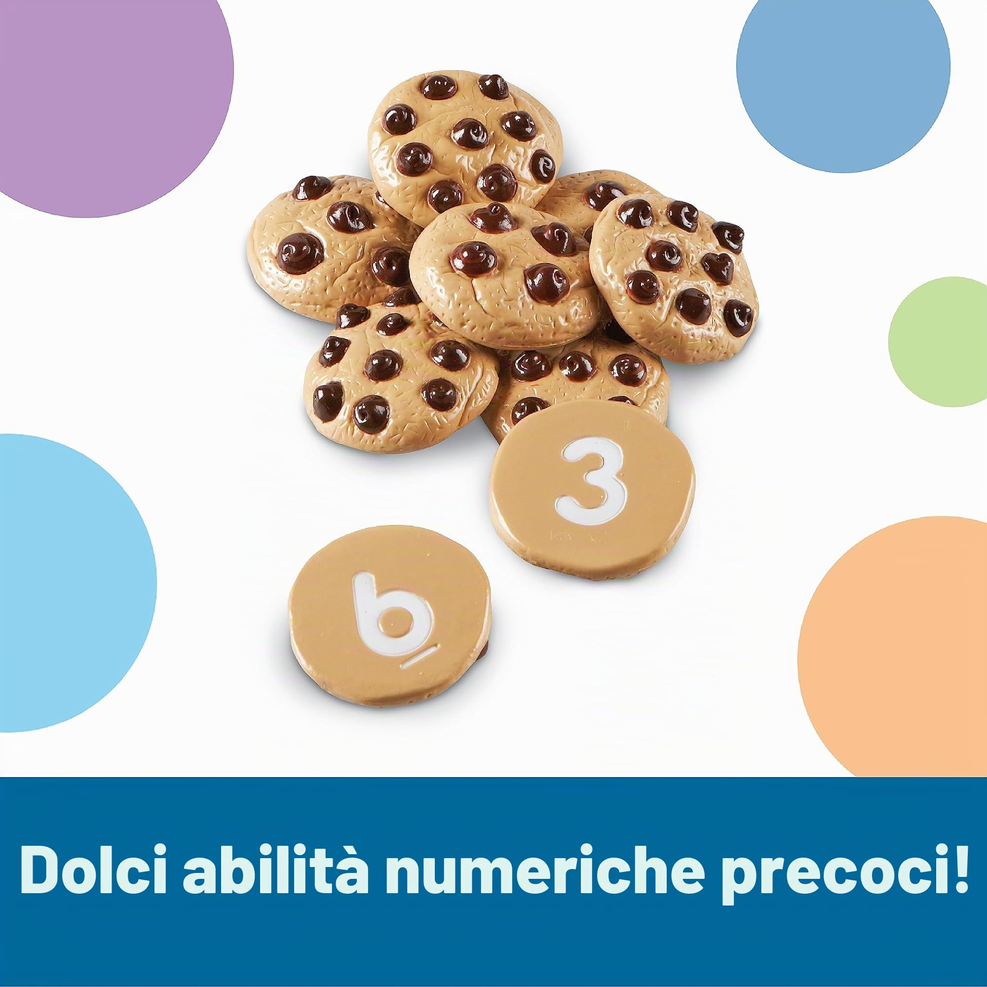 Learning Resources Smart Snacks – Cookies Pour Compter – 11 Cookies Numérotés 0 à 10 – Dès 2 Ans