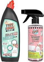 SOVI® Bathroom Cleaner 500ml & TYDI BOWL Toilet Cleaner 650ml Combo | Removes Tough Stains, Limescale & Odour | Deep Cleaning Bathroom & Toilet Cleaner | Disinfecting Liquid for Sparkling Hygiene