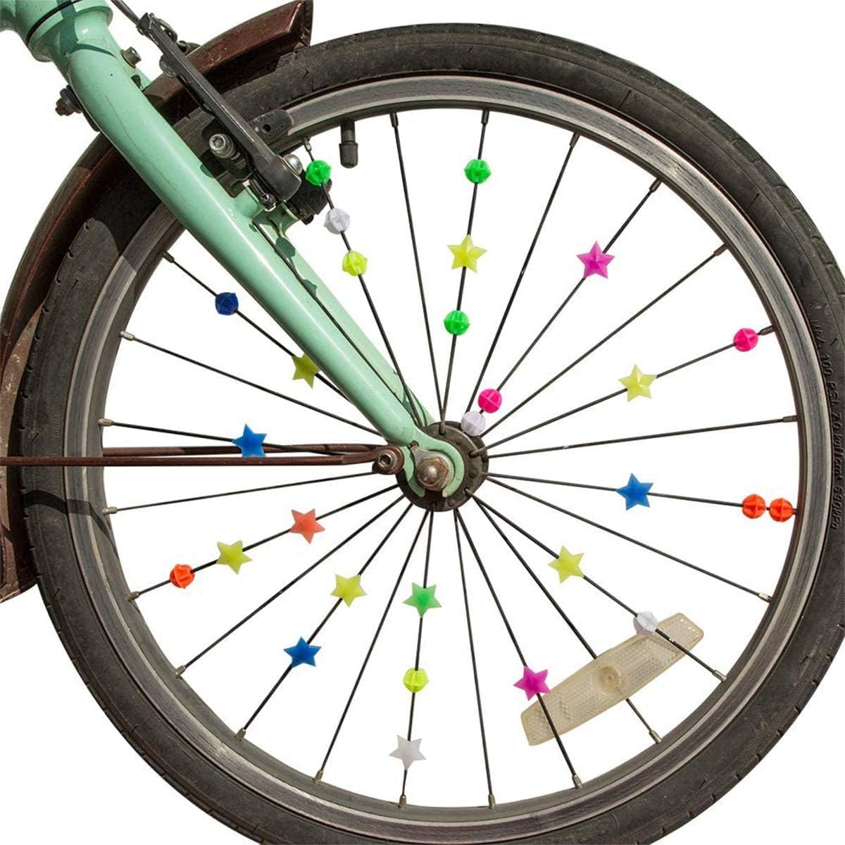 225 pcs Colorful Cycle Spoke Beads β Snap-On Bicycle Wheel Spoke Beads for Kids & Adults | Fun & Vibrant Bicycle Spoke Decorations for Boys & Girls Cycle Wheels