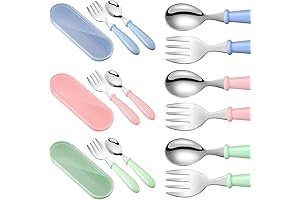 Bentgo Fork and Spoon Set: Safe, Durable Utensils for Your Little One's Lunchbox Adventure
