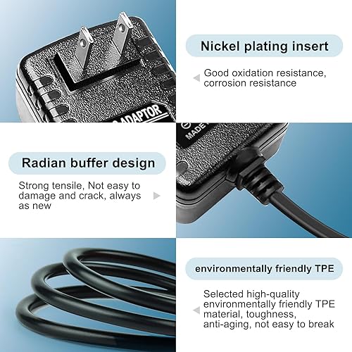 Miniatura 5 de Cargador de teclado Casio de 12 V CA/CC compatible con teclado Casio WK-1600 WK-1800 WK-1630 WK-3000 WK-3000D WK-3200 WK-3300 WK-3500 WK-3800