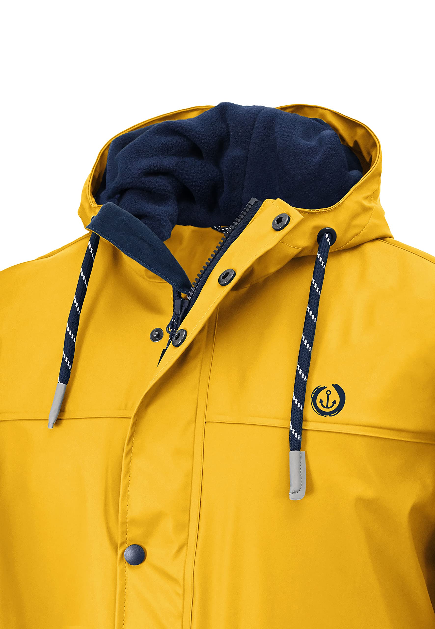 MADSea Herren Regenjacke Friesennerz warm mit Fleece gefüttert