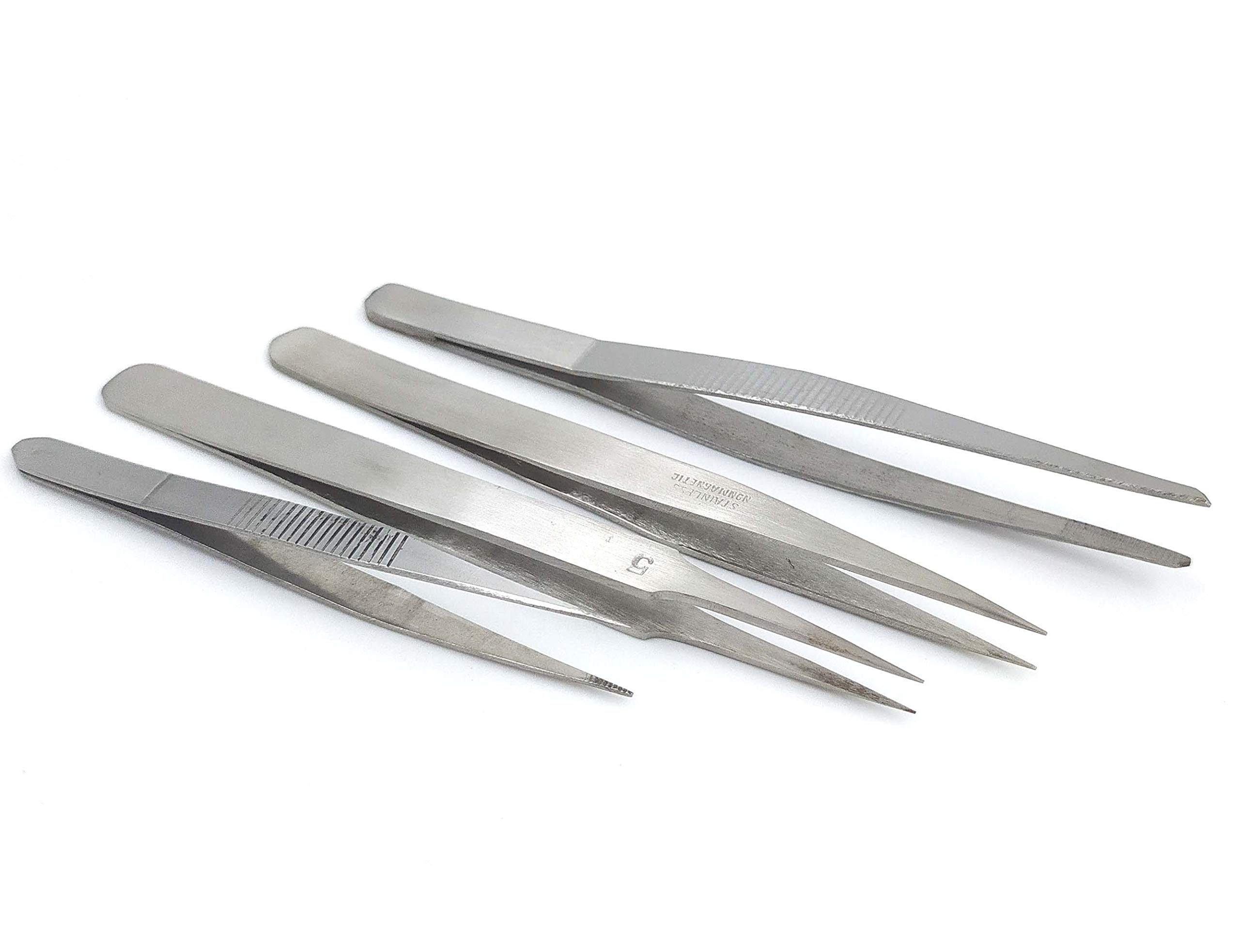 CRAFTWAFT 5",4" & 3,5 NO WATCH MAKER FORCEP SET FOR BIOLOGY LAB USE OR OTHER USAGE PACK OF 4 (B091P51P29) Amazon Price History, Amazon Price Tracker