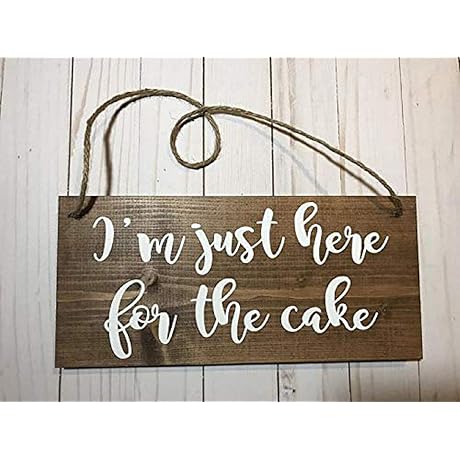 Adorable Kids' Wedding Signs for Cake Enthusiasts