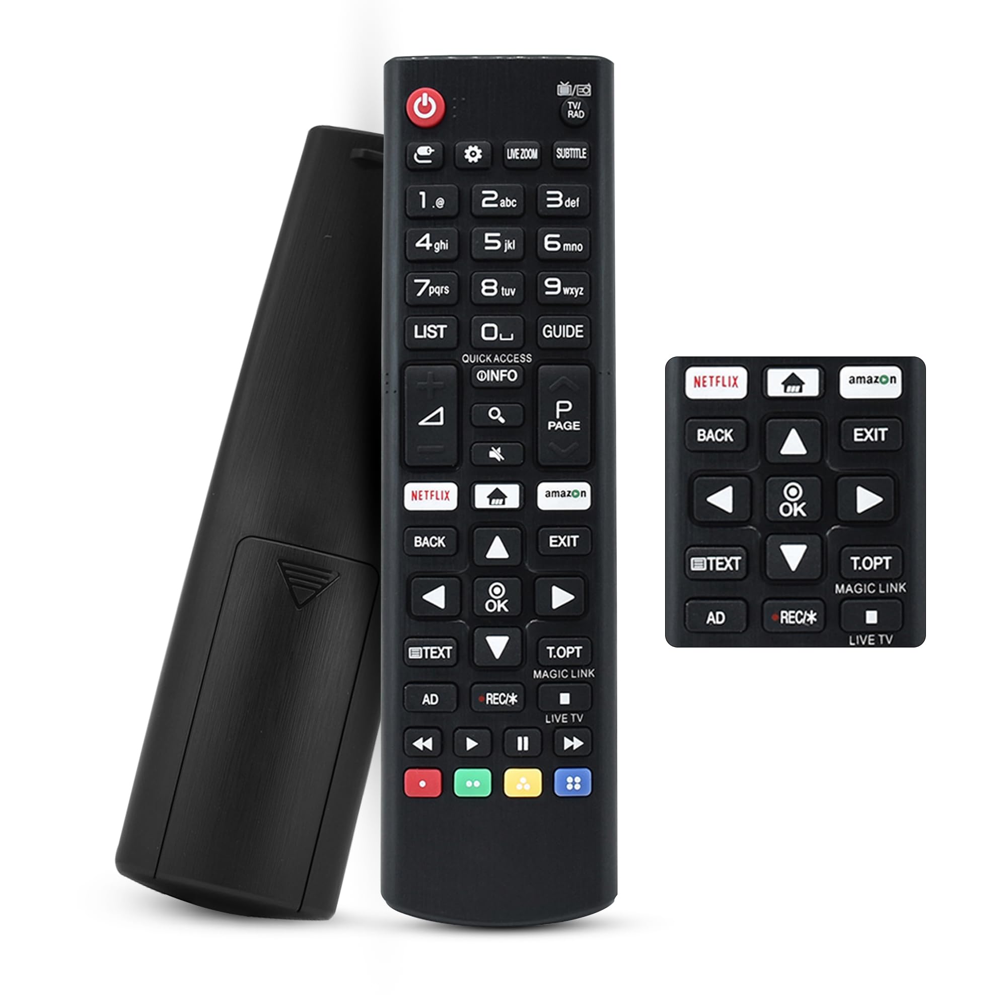 RM-C3231 Mando A Distancia Para JVC 4K LED Smart TVs, Compatible Con LT-24C660 LT-32C671 LT-43C860, Con Botones De Netflix Youtube Y Fplay - No Es