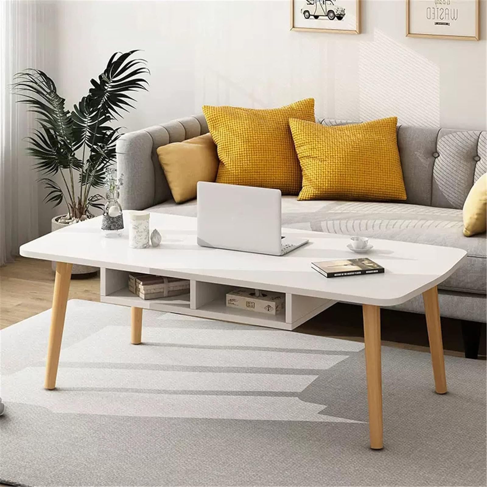 Amazon.co.jp: テーブル 幅100×奥行50×高さ42.5cm リビング