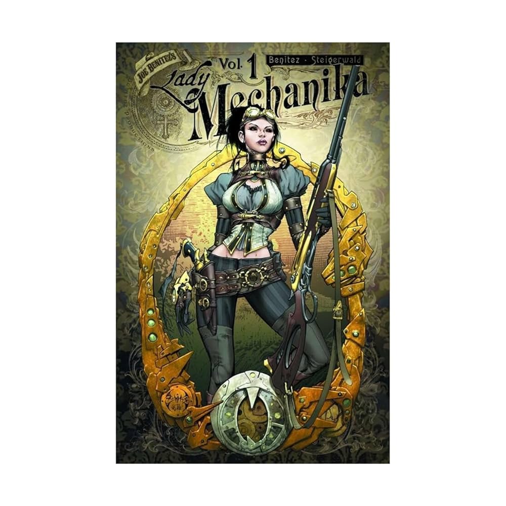 美品・稀有・アメコミ Lady Mechanika #1（英語) Benitez Lady Mechanika Vol 1 Hardcover – Image Edition | Benitez