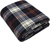 Trail maker 50x60 Throw Blankets, Plaid Fleece Throw Blankets for Bedroom, Couch, Livingroom, Chair, Pets, Outdoors