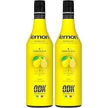 ODK Pure Lemon Juice | Cocktails, Cooking, Baking and Desserts, 75cl Pack of 2