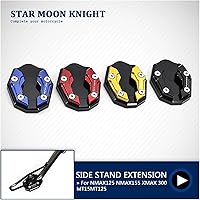 Vista 2 de Kickstand Extension Pad for Yam&aha NMAX155 NMAX125 NMAX N-MAX 125 155 Xmax X-MAX 300 MT15 MT-15 MT125 MT-125 Side Stand Support Extension Foot Pad