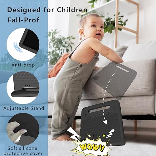 Miniatura 5 de ITDULCET Tablet para niños, Tablet Android 14 de 10 pulgadas para niños, 8 GB RAM 64 GB ROM Octa-Core Batería de carga rápida Tabletas para niños