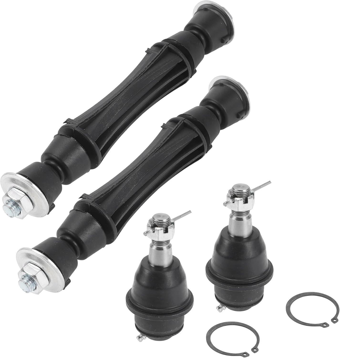 X AUTOHAUX 4pcs Front Suspension Kit Front Sway Bar Link Lower Ball Joint for Chevrolet Silverado 1500 Tahoe Avalanche Suburban 1500 No.K500007/K700432