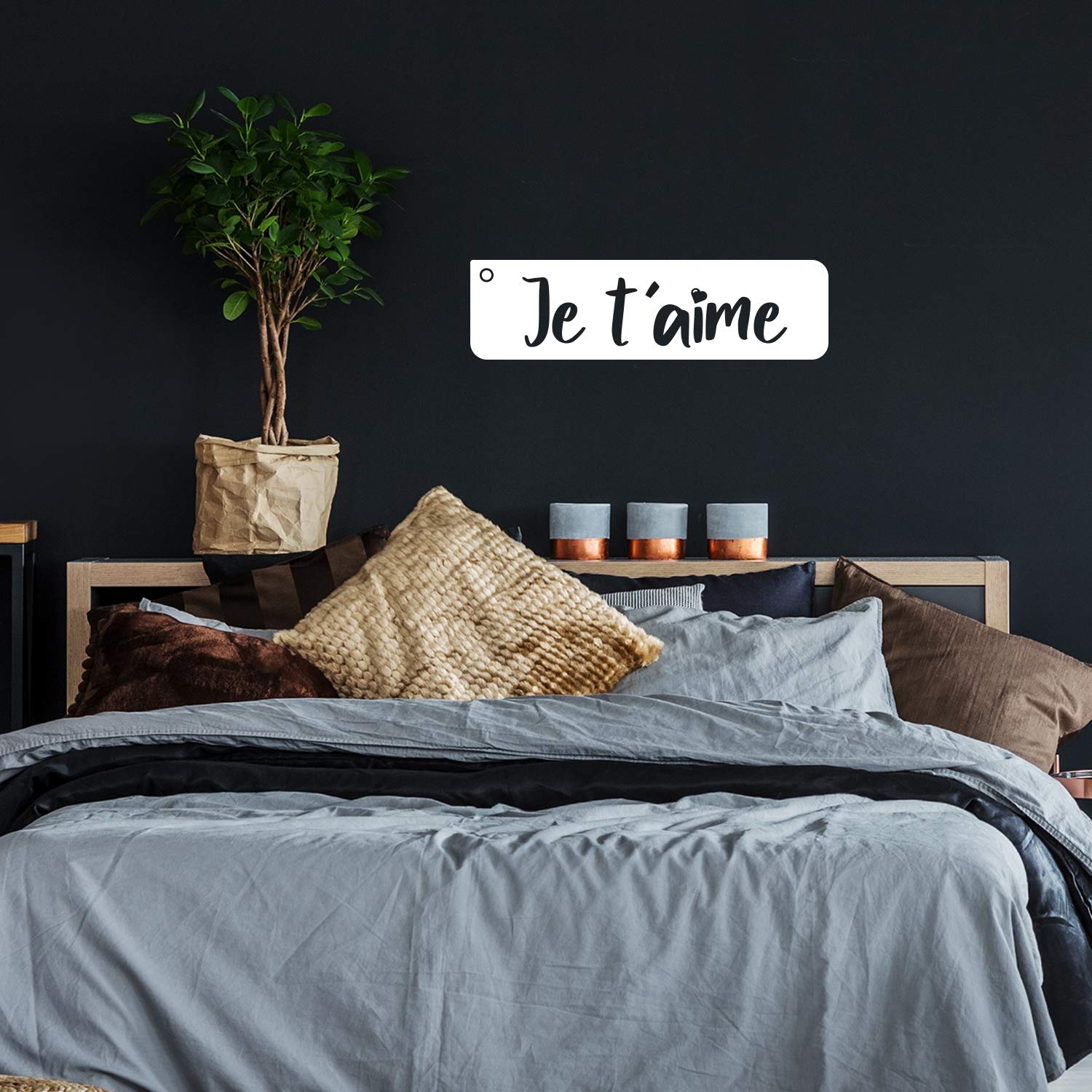 Amazon.com: Vinyl Wall Art Decal - Je T'Aime - 5.5