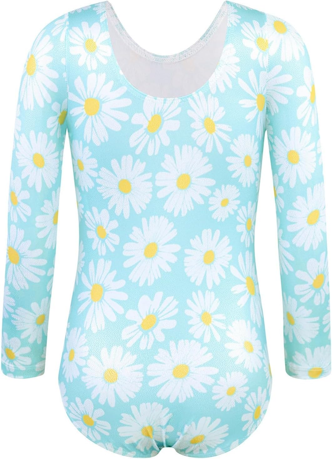 EQSJIU Long Sleeve Gymnastics Leotards for Girls Sparkly Multicolor Ballet Dancewear Tumbling Outfits for Girls 2-14 Years