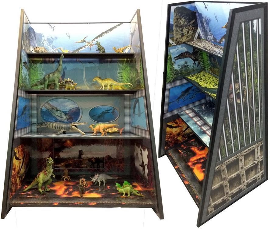 Dinosaur Play and Display Shelving for all your Jurassic action figures