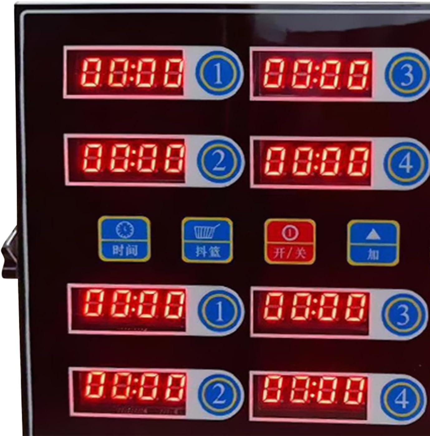 12 Channels Commercial Kitchen Timer Convenient Practical Easy to Set Time Reminder Clock for Baking Kitchen Home Commercial