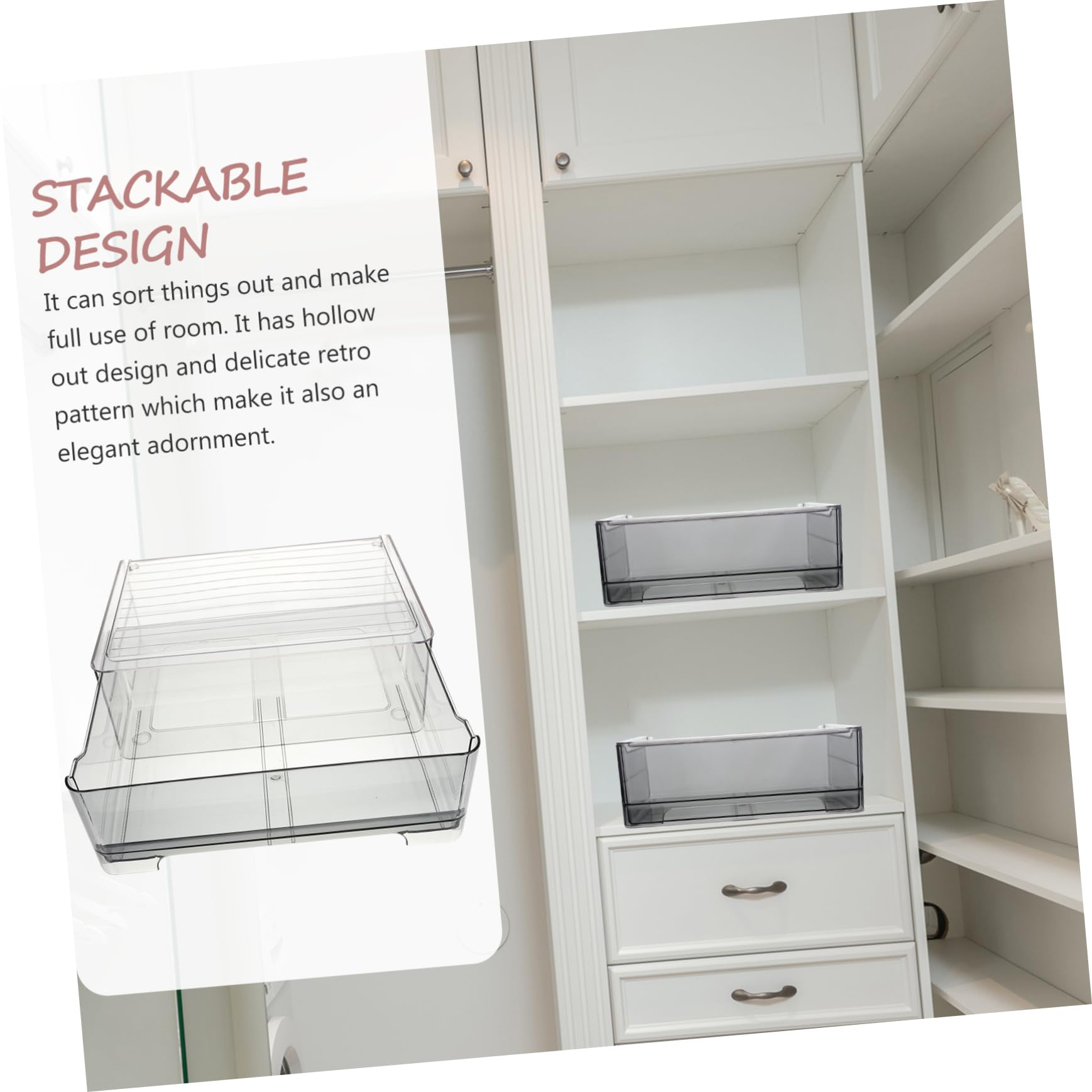 Schrank Organizer Aufbewahrungsbox und Socken Kleiderschrank für Pet Stapelbar Schubladen Unterwäsche und Bh fürs Schlafzimmer