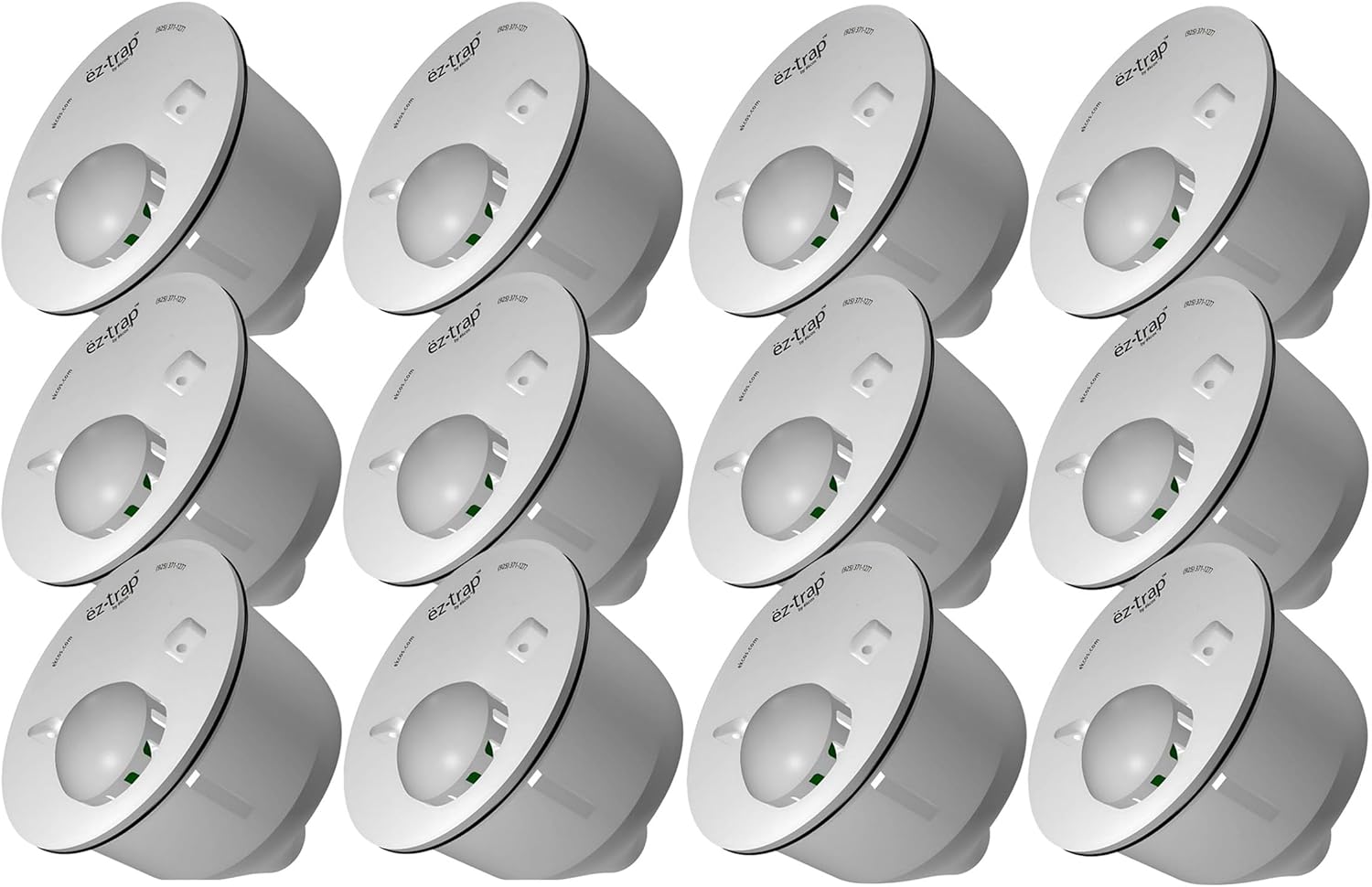 Ez Trap Waterless Urinal Cartridge Replacement, Compatible with Bobrick, Falcon, and Sloan Waterless Urinal, No Gels, Liquid Sealants or Special Cleaners Needed, Lasts Longer (EZ-Trap, 12, Count)