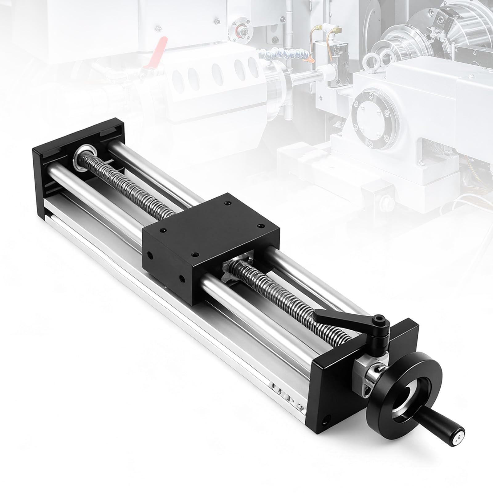 Guide Lineari, Guida Lineare Con Corsa Effettiva Di 200 Mm Con Volantino Tavola Lineare Con Vite A Sfere Ad Alta Precisione Manuale Per Trasformazione Di Apparecchiature CNC
