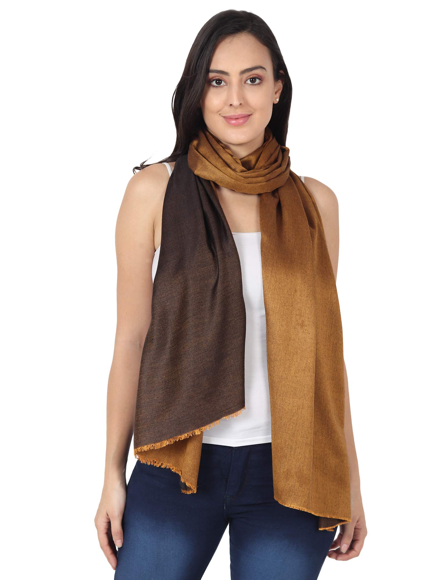 MUFFLY BAMBOO SILK REVERSIBLE STOLE - Image 2 thumbnail