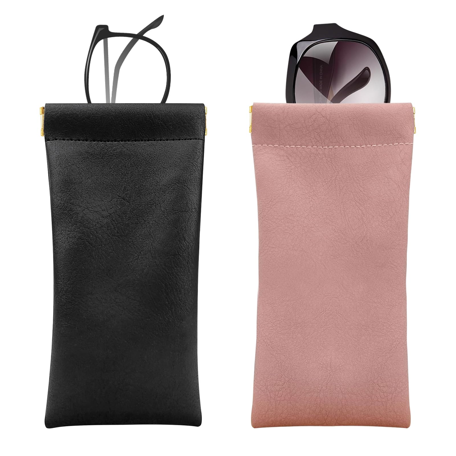 Kireida® Lot De 2 étuis à Lunettes De Soleil - Étui à Lunettes Portable