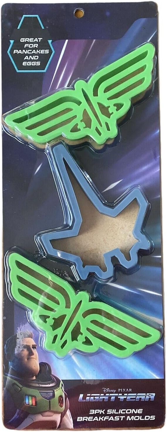 Lightyear 3 Pack Silicone Breakfast Molds Great for Pancakes and Eggs Lightyear 3 Pack Silicone Breakfast Molds Great for Pancakes and Eggs