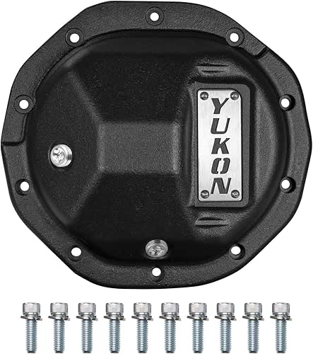 Yukon Rear Nodular Iron Differential Cover for 8.5" GM with