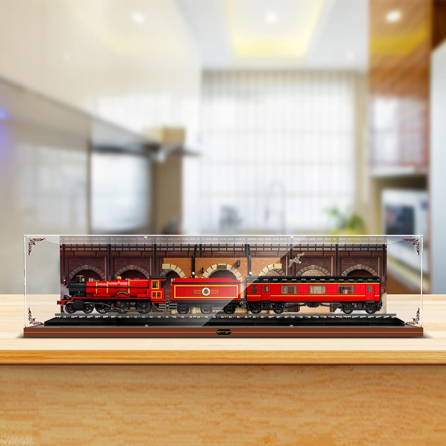 Acrylic Display Case Compatible with Lego 76405 Hogwarts Express; ONLY Display Case, The Model NOT Included