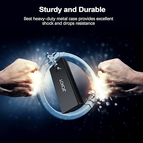 Miniatura 2 de 500 GB SSD externo portátil hasta 430 MB/s USB 3.1 tipo C Unidad de estado sólido externa ultraligera, mini unidad de estado sólido portátil