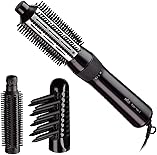 Braun Satin Hair 3 Warmluft-Lockenbürste, inkl. Kamm- und Bürstenaufsatz, AS 330, schwarz , 1er Pack
