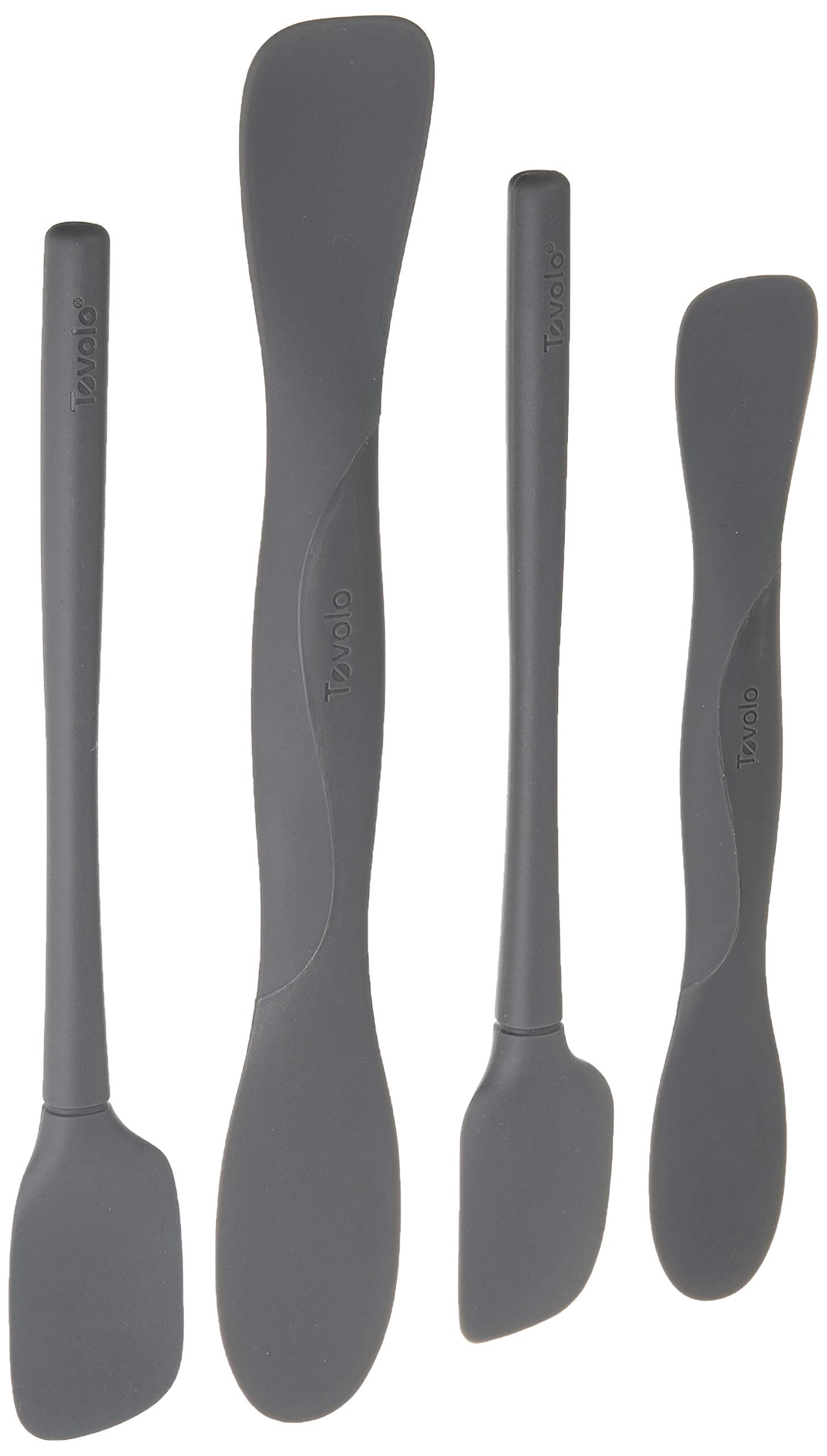 Tovolo 81-21822 Silicone Mini Tool Set, Charcoal-Set of 4