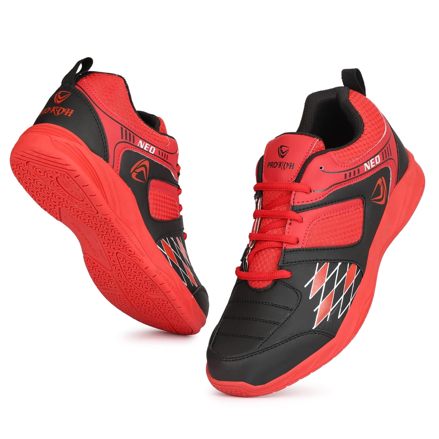 PRO KVH Men’s Non-Marking Power Cushion Training Shoes Athletic Shoes Anti-Slip Cushioning Synthetic Badminton, Table Tennis, Volleyball, Court Shoes PRO KVH Men’s Non-Marking Power Cushion Training Shoes Athletic Shoes Anti-Slip Cushioning Synthetic Badminton, Table Tennis, Volleyball, Court Shoes