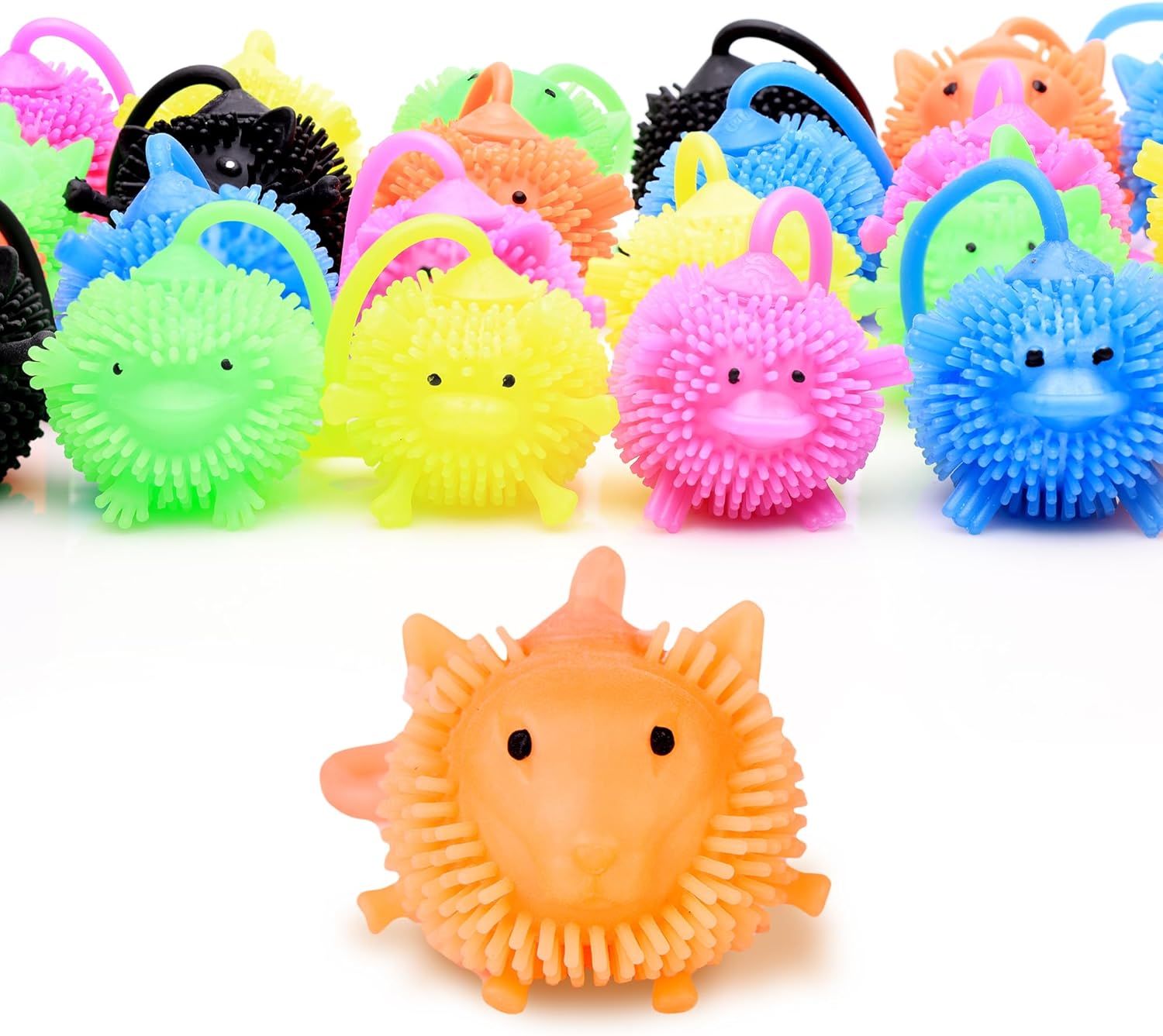 Bulk Toys - Yoyos for Kids - 48 Pcs Animal Yoyo Balls for Party Favors - Easter Egg Fillers - Goodie Bag Supplies and Pinata Stuffers - Prizes for Kids Classroom - Vending Machine Toys (48)