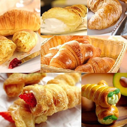 Miniatura 9 de 20 moldes cónicos grandes para cuerno crema, acero inoxidable, 5 pulgadas