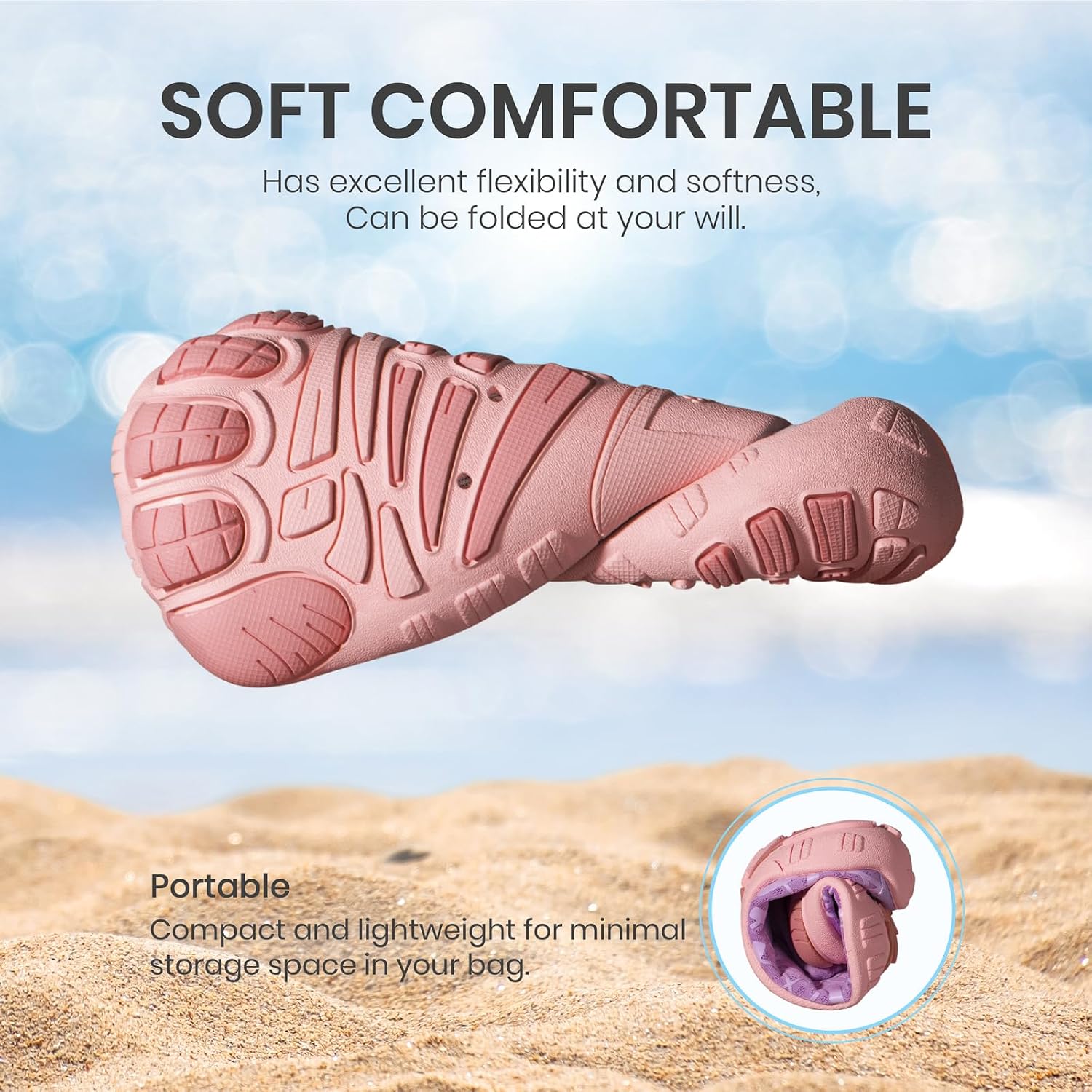 SEEKWAY Barefoot Water Shoes for Kids - Wide Toe Box and Quick-Dry Sand Shoes Toddler for Hiking Swim Beach Pool Kayak Sport Accessories, Camping Essentials Non-Slip for Boys Girls Sizes thumbnail