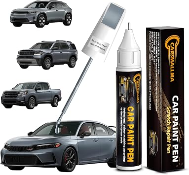 Car Touch Up Paint for HondaNH-877P/138P Sonic Gray Pearl, Color Accurate Car Scratch Repair Remover Pen,Auto Paint Quick and Easy to fix Vehicle Chips and Nicks Scuff