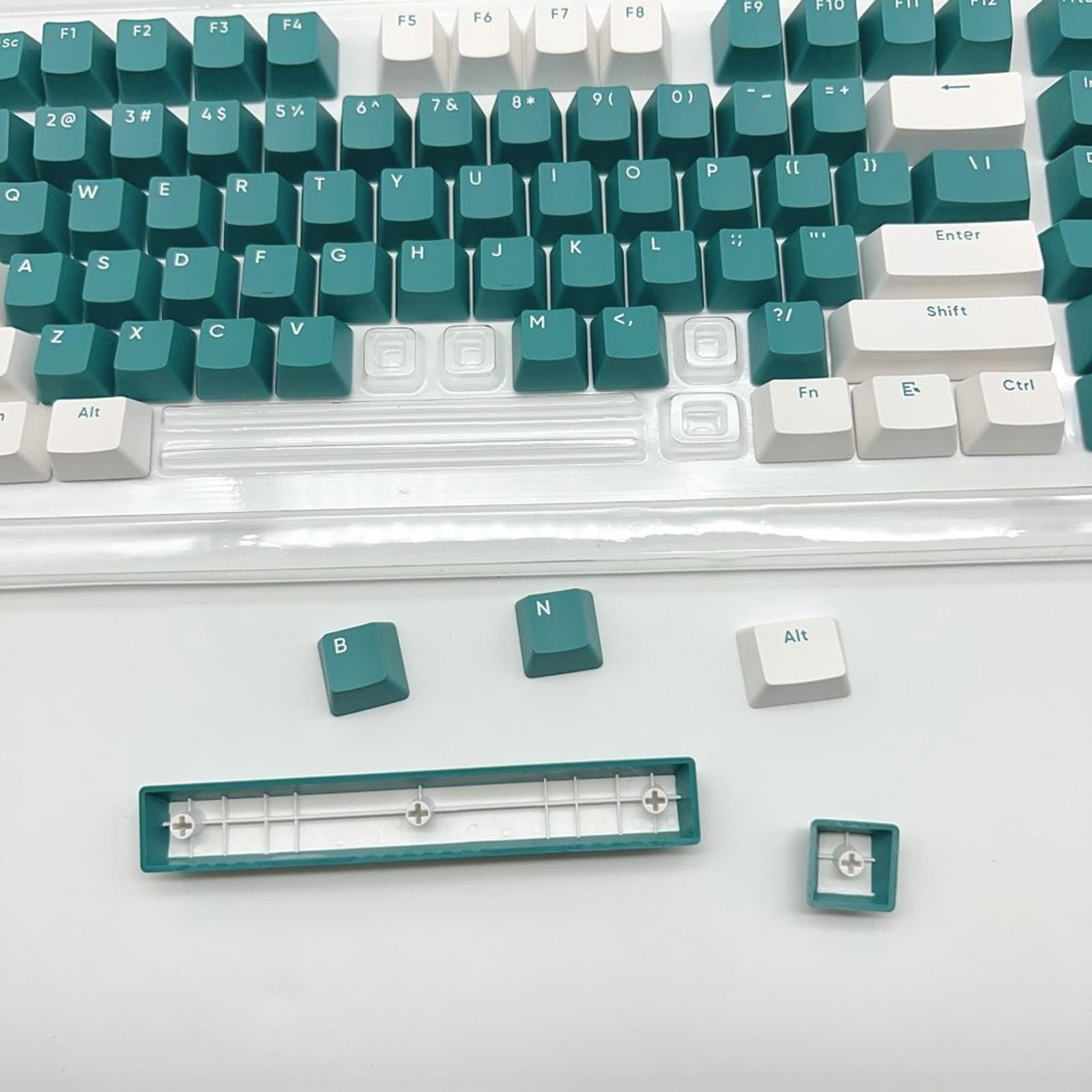 Amazon.co.jp: 117 個メカニカルキーボードキーキャップ 2 色射出