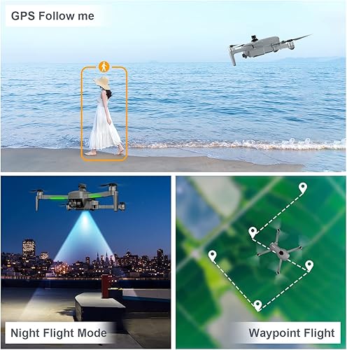 Miniatura 6 de 193MAX2S Drones con cámara para adultos 4K, cardán de 3 ejes con cámara EIS UHD, tiempo de vuelo de 99 minutos, transmisión de video de 4 KM,
