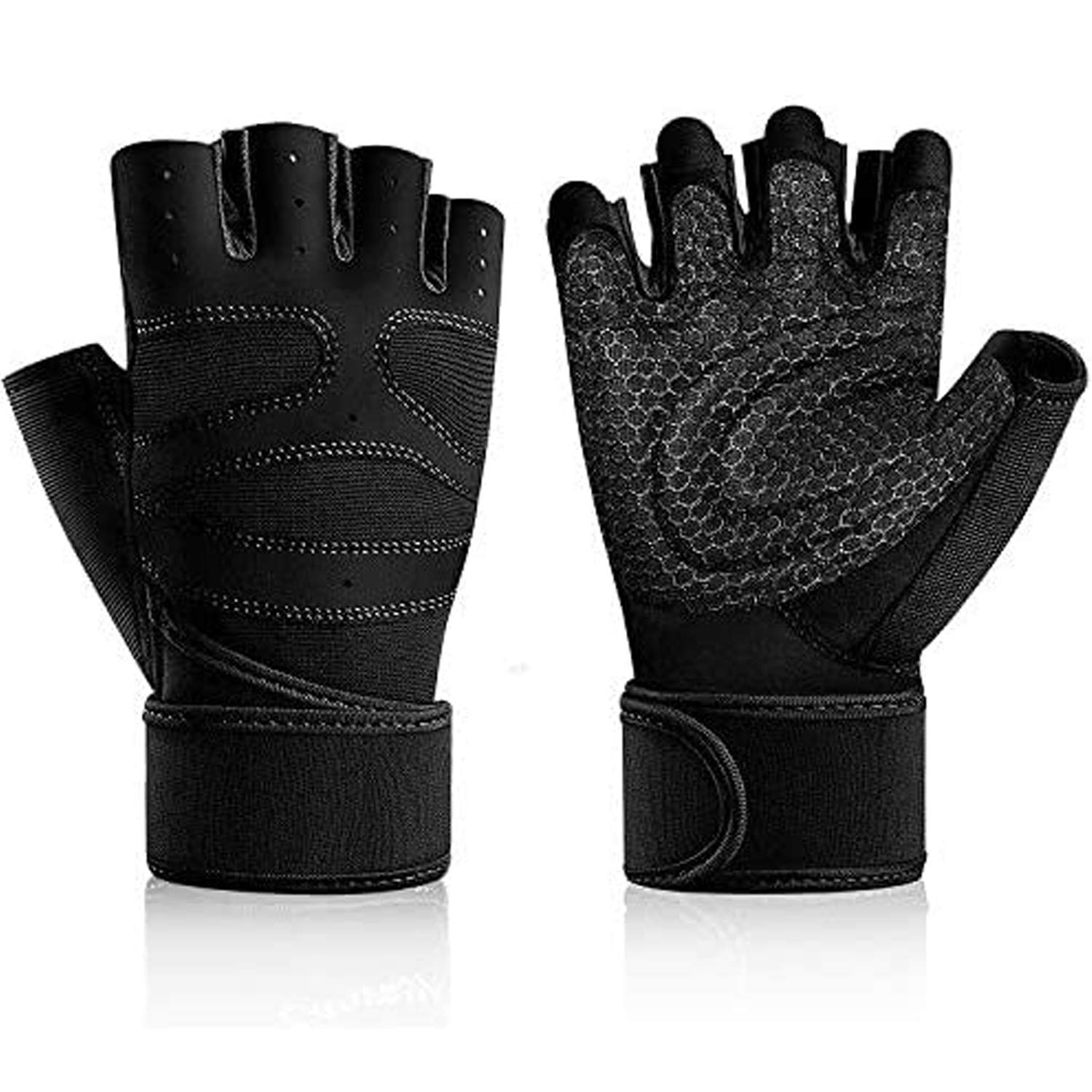 5 OCLOCK SPORTS Workout Gloves for Crossfit Training, Exercise Gloves with Wrist Wrap Support, Weight Lifting Gloves, Gym Gloves for Women/Men (Black). (B08YK6VK1L) Amazon Price History, Amazon Price Tracker
