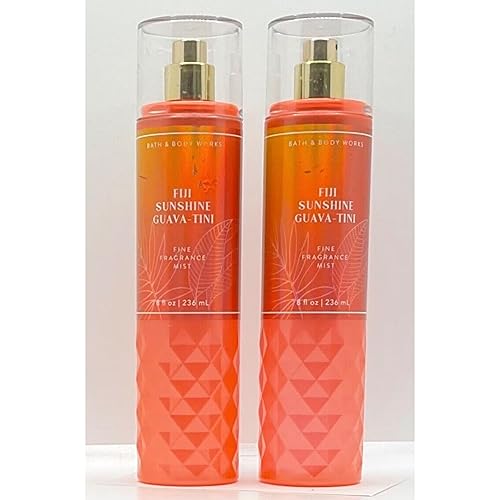 Bath & Body Works - Espray con fragancia, 2 unidades, 8 onzas cada una, Fiji Sunshine Guavatini